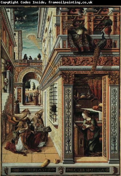 Carlo Crivelli Annunciation with Saint Emidius